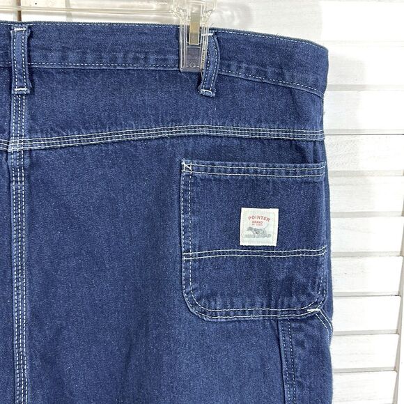 Pointer Carpenter Shorts Size 42 Lightweight Denim - Picture 7 of 13